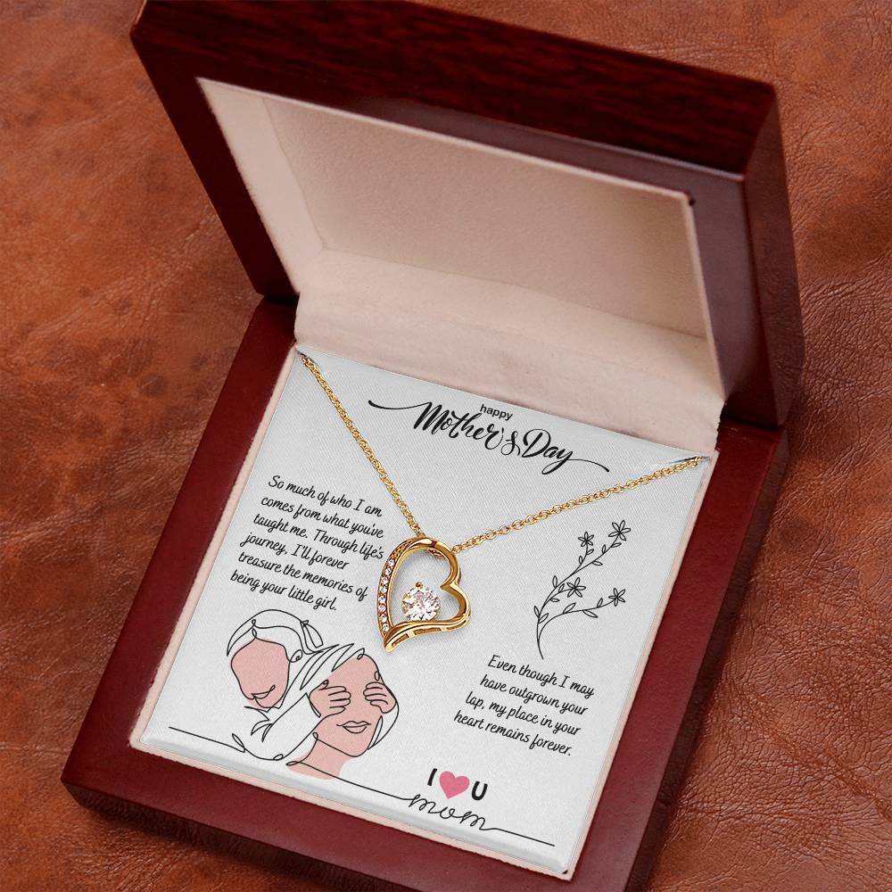 Daughter to mother necklace ( Personalise )