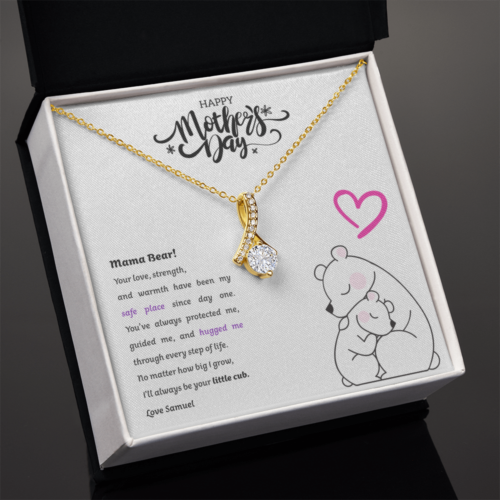 Mama Bear Mother's Day Necklace