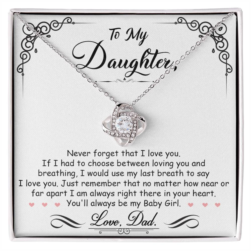 To My Daughter, Im Always Right Here In Your Heart