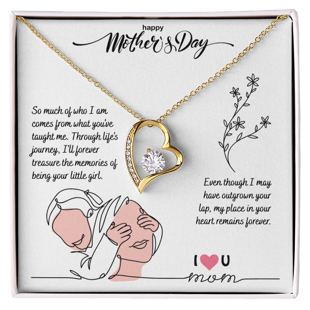 Daughter to mother necklace ( Personalise )