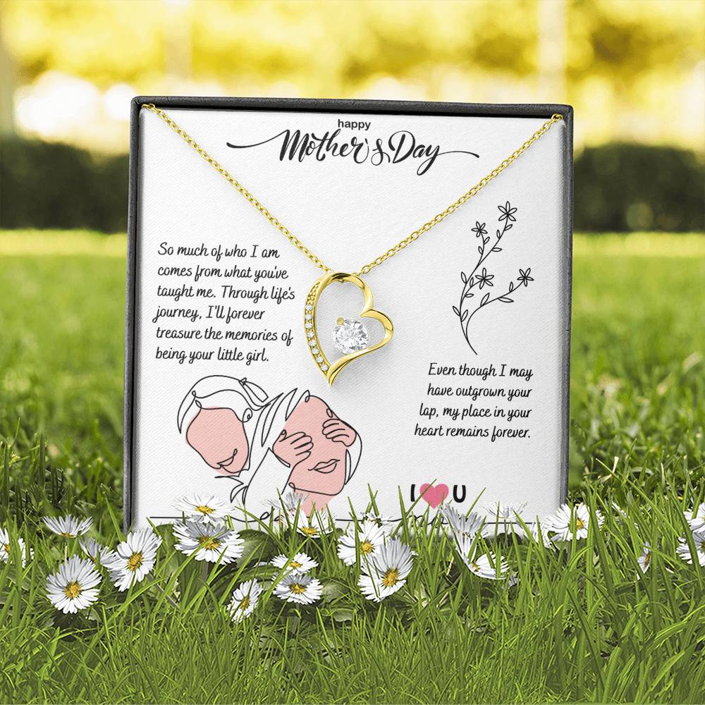 Daughter to mother necklace ( Personalise )