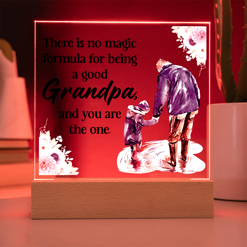 Acrylic Square Design_Grandpa